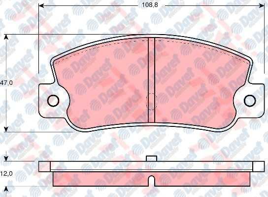 WDB105 Fren Balata Arka Fiat Tempra 2.0i 1992-1999